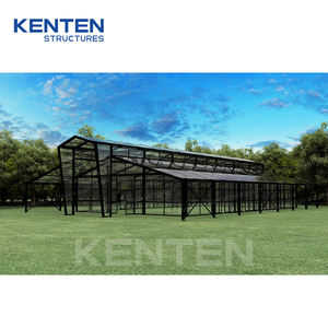 Tente Chapiteau d'Extérieur KENTEN US, Cadre Noir, Verre, pour Mariage, Événements, Luxe, Commerciale en Aluminium, Atrium Transparent - Product Image 6