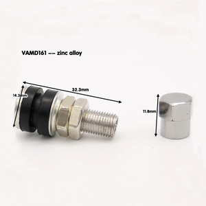 Tige de valve tubeless en zinc de haute qualité TR161 pour pneu de moto VAMD161 - Product Image 1
