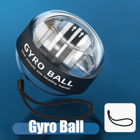 Gyroball avec étui de transport, entraîneur de bras et de poignet, gyroscope LED pour l'amélioration de la force des avant-bras et des poignets