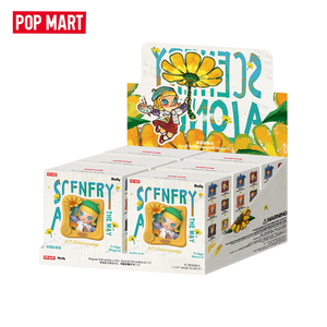 2026ต้นแบบ popmart Molly Scenery Rong The Way Series-ตู้เย็นแม่เหล็กกล่องปริศนาอนิเมะตกแต่งบ้าน - Product Image 1