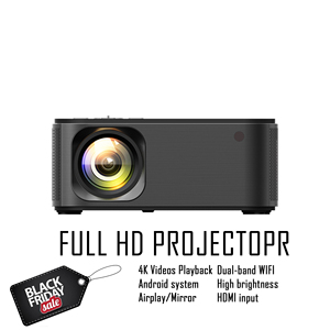 Máy Chiếu Phát Lại Video Full Hd 4K Bản Địa Máy Chiếu <span class=keywords><strong>Android</strong></span> 9 9 Màn Hình LED LCD Rạp Hát Tại Nhà Máy Chiếu 4K Độ Tương Phản 7000 Lumens 20000:1 - Product Image 4
