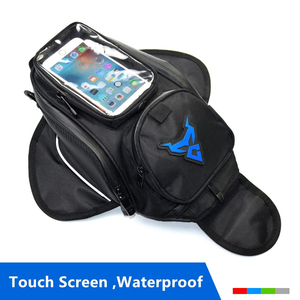 Bolsa de tanque magnética para motocicleta, sillín impermeable, bolso de hombro, <span class=keywords><strong>mochila</strong></span>, equipaje, funda de teléfono, soporte para IPhone y Xiaomi - Product Image 2