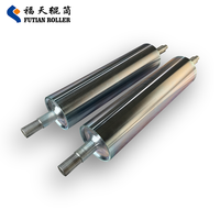 Tambour métallique cylindrique en acier Q235 à finition miroir pour rubans et étiquettes, avec équilibrage dynamique G2.5 pour machine de revêtement