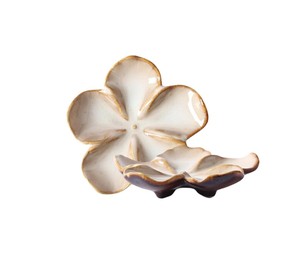 Vaisselle en céramique rétro japonaise, plat à sauce soja pour la maison, design coloré en forme <span class=keywords><strong>de</strong></span> <span class=keywords><strong>feuille</strong></span> <span class=keywords><strong>de</strong></span> lotus, plat à assaisonnement - Product Image 5