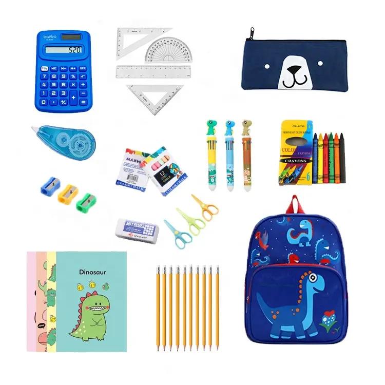 De regreso a la escuela suministros de papelería alta calidad kits gran paquete incluye varios esencial suministros