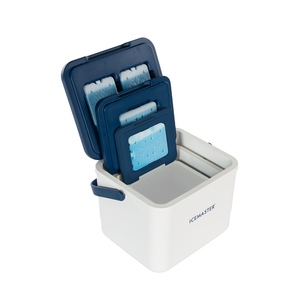 For FLEXI 5 12 24 COMBO Stackable Small Medium Insulated Cooler <b>Set</b> Built-in Ice Pack Storage Lid 5L/12L/24L for Day Trips - Product Image 1