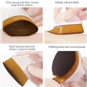Nouveau Pinceau de Maquillage Magique, Pinceaux à Poudre et Fard à Joues, Pinceau Fond de Teint Professionnel Portable, Grand Pinceau Cosmétique Doux pour Base de Maquillage - Product Image 5