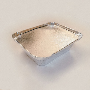 Feuille d'étain en aluminium jetable cuisson Muffin tasse boulangeries four à rôtir plats carrés moules à <span class=keywords><strong>tarte</strong></span> plateaux en métal gâteau utilisation alimentaire - Product Image 3