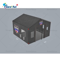 Location de tente gonflable en PVC pour simulateur de golf avec écran pour événements en plein air