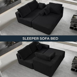 Paquete de Muebles Modulares de Lujo para Iniciar un Negocio de Alquiler de Muebles, Sofá Seccional en Forma de L, Reclinable, Convertible, de Terciopelo, con Color Personalizado - Product Image 5