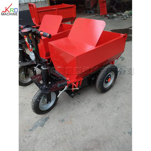 इलेक्ट्रिक थ्री व्हील डम्पर गाड़ी की बड़ी बैटरी क्षमता स्व-डंपिंग निर्माण स्थल, रेत सीमेंट के लिए परिवहन ट्रॉली - Product Image 3