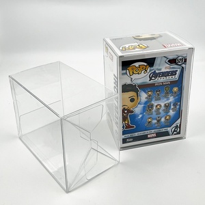Pop Protector 透明塑料展示盒，适用于 <span class=keywords><strong>Funko</strong></span> Pop 人偶，耐用亚克力盒，可堆叠，可定制徽标 - Product Image 4