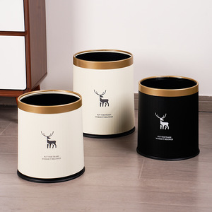 ถังขยะมิสติกอาร์ตส์ วัสดุ PP รูปทรงกระบอก ป้องกันกลิ่น สำหรับใช้ในห้องนั่งเล่นและห้องครัว - Product Image 1