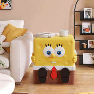 Cartone animato creativo per comodino camera <span class=keywords><strong>da</strong></span> letto per bambini deposito <span class=keywords><strong>SpongeBob</strong></span> cabinato in resina artigianale - Product Image 6