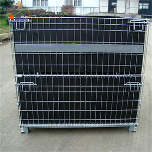 Özelleştirilmiş Galvanizli Çizilmeye Dayanıklı Metal Çelik Kaynaklı Tel Örgü Havalandırmalı Taşıma Çelik Kafes Konteyneri (Evcil Hayvan Depolama İçin) - Product Image 3