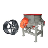 Machine de polissage vibratoire pour jantes en alliage d'aluminium, sur mesure, pour éliminer les bavures, CW Factory