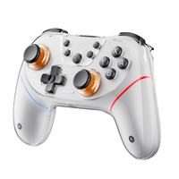 Manette sans fil multiplateforme pour Nintendo Switch, manette de jeu universelle, joystick double Hall, manette avec éclairage RBG