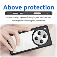 Effacer tout compris Protection étui de téléphone portable housse acrylique antichoc pour Oppo Find X8 Pro/X8/K12 Plus/K12x