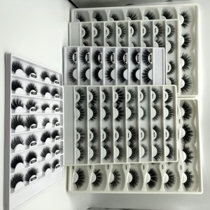 Individual Eyelashes <strong>Mink</strong> <strong>Lashes</strong> Wholesale 100% Wispy <strong>Mink</strong> Eyelashes Cruelty Free Full Strip Eyelashes - Product Image 5