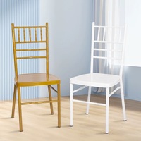 Chaise Chiavari empilable en gros, design moderne pour mariage, banquet, appartement, villa, entrée