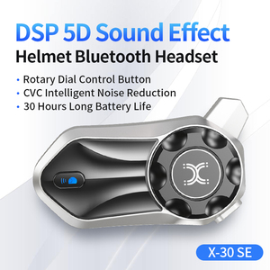 Auriculares Inalámbricos X30SE BT12 para Casco de Motocicleta, Accesorios para Cascos de Moto - Product Image 1