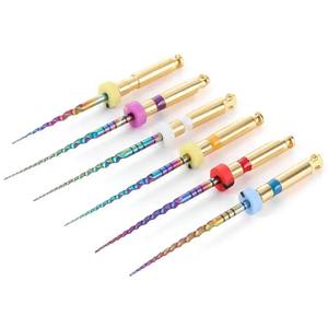 JiNGC Niti Electricity Heat Activated Rainbow SX-F3 Limas Endodónticas Rotatorias Instrumentos Dentales para Tratamiento Endodóntico Odontología - Product Image 1
