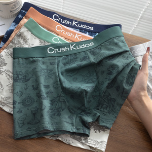 Boxer da Uomo in Cotone e Seta di Gelso, Antibatterici, Traspiranti e Delicati sulla Pelle, ODM - Product Image 1