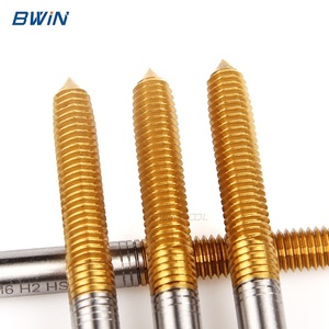 Tarauds de formage industriels M35 M6 <span class=keywords><strong>x</strong></span> 1 sans rainures, revêtement TiN, outil de filetage pour vis mécaniques en aluminium et cuivre - Product Image 2