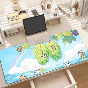 Cartoon Dog Pattern Mouse Pad with Thickened Lines Sublimation Heat Transfer <b>Desk</b> Mat in Stock - Product Image 2