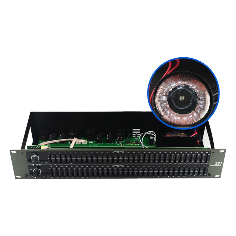 Top品質1:1 dbx 231 Dual 31-Band Graphic EQ Graphic Equalizer