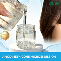 INCI Amodimethicone Trideceth 12 Laureth 3 Microémulsion de silicone Brevetée Matière première chimique pour après-shampoing Fluide QIFU