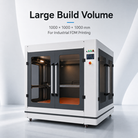 Impresora 3D Industrial de Filamento FDM de Gran Formato, Volumen de Impresión de 1000 mm, Boquilla Única, 300 °C, Automática, Nueva, 1 Año de Garantía, USB
