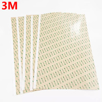 Découpe personnalisée de ruban adhésif double face transparent PET 3M 9495LE Circle Pad, adhésif puissant, feuille d'autocollants ronds 3M 300LSE