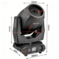 STSLITE 10W RGBWA Moving Head Animation Laser 36 PCS 5050 RGB 3IN1 Light avec contrôle DMX512/activation sonore pour spectacles en direct et bars