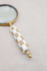 Résine et nacre poignée loupe hommes cadeau journaux livre loupes cadeaux - Product Image 2