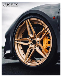 JJSEES Juego de 2 Ruedas de Aleación para Auto de Carreras, Personalizadas, de 4 y 5 Orificios, Forjadas, de 18, 19, 20, 21, 22, 24 y 26 Pulgadas, para <span class=keywords><strong>Mercedes</strong></span> <span class=keywords><strong>C63</strong></span> - Product Image 3