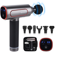 Pistolet de massage corporel Chirogun ABS gris 2000 mAh sans fil, certifié ISO9001, conception exclusive OEM ODM, fabricant direct 2022Xxx