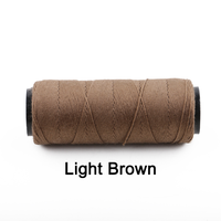 Fil à coudre en nylon pour l'installation de mèches de cheveux, fil pour extensions de cheveux nouées à la main, 5 couleurs au choix, 60 m