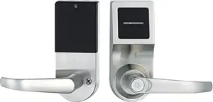 Serrure électronique intelligente porte Serrure de bouton de porte cylindrique en acier inoxydable Remplacement intelligent de la serrure à bille ronde