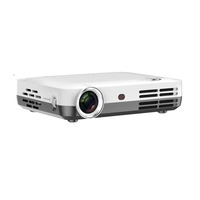 Mini projecteur vidéo portable 4K WiFi 2025 pour extérieur, Full HD 1080p, Android 9, 3D, autofocus, batterie WD03