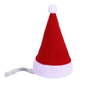 Soft Plush Adjustable <b>Holiday</b> Costume Accessory Santa for Cats Dogs Pet Cat Dog Christmas <b>Hat</b> - Product Image 4