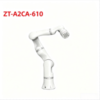 Bras robotique collaboratif 6 DOF ZT A2CA 610, charge utile 10 kg, IP54, enseignement par glissement et dépose pour l'assemblage, le polissage et la manutention de matériaux