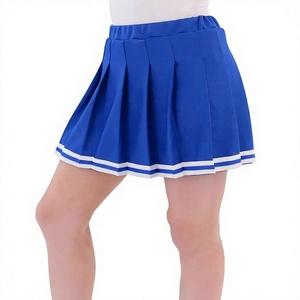 Minifalda plisada de cintura alta para mujer, estilo A, para animadora o tenis, con dobladillo a rayas blancas, venta al por mayor OEM - Product Image 2