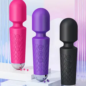 Krachtige Oplaadbare Av Vibrator, Draagbare G Spot Clit Stimulator Vibrators, Wand Massager Sexy Speelgoed Voor Volwassenen