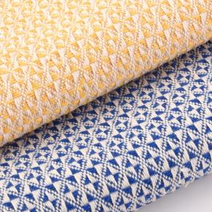 Tela Jacquard de peso pesado Explosión Hilo teñido Patrón triangular Bolso de moda Material de zapato Cojín tejido Niñas - Product Image 1