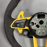 Volante de Alcantara Completo con Botón de Arranque de un Toque para Volkswagen GTI7 Golf MK7 Golf 7 7.5 GTI GOLF 6