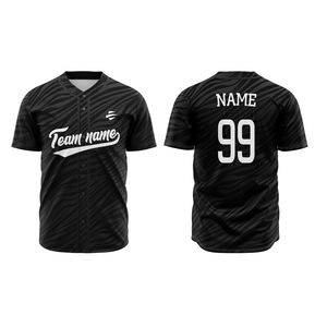 ชุดเบสบอลผ้าโพลีเอสเตอร์เสื้อเจอร์ซี่ออกแบบใหม่คุณภาพสูง - Product Image 3