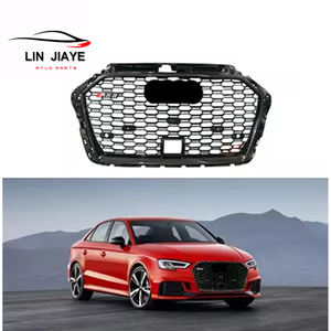 Grille avant en nid d'abeille avec ACC pour <span class=keywords><strong>Audi</strong></span> <span class=keywords><strong>A3</strong></span> 2017 2018 2019 2020 Mise à niveau <span class=keywords><strong>de</strong></span> la calandre en maille <span class=keywords><strong>Audi</strong></span> RS3 - Product Image 4