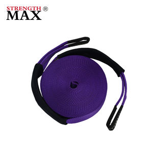 JINLI Heavy Duty 13t 75mm X 9m Nylon Remorquage <span class=keywords><strong>Snatch</strong></span> 4x4 Offroad Sangles avec Bow Manilles - Product Image 5