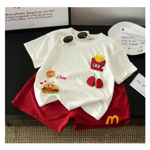 Conjuntos de Ropa Infantil de Algodón de Alta Calidad, Lote Mixto, Ropa de Verano para Niños y Niñas, Venta al Por Mayor - Product Image 5